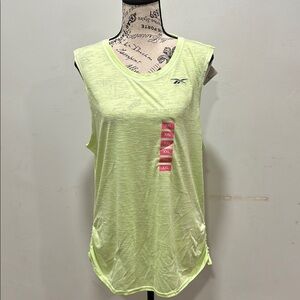 Reebok Women's Lime Green Sleeveless Top XL and 2XL